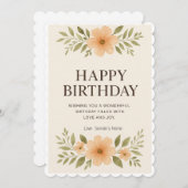 ハッピーバースデーカスタムデジタル挨拶カード シーズンカード (正面/裏面)