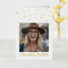 ハッピーバースデーカスタムフォイルカード