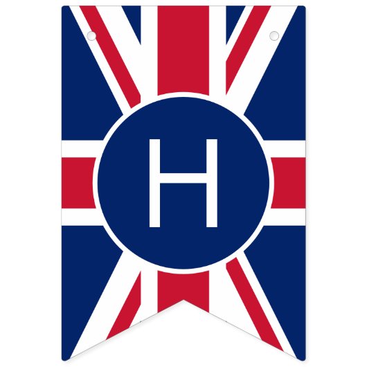 ハッピーバースデーカスタムユニオンジャック バンティングフラッグ (第2の旗)