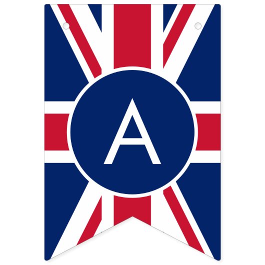 ハッピーバースデーカスタムユニオンジャック バンティングフラッグ (第3の旗)