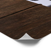 ハッピーバースデーカスタムライセンスプレートサインGRANDPA ポスター (角)