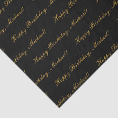 ハッピーバースデーカスタム文字ブエレガントラック 薄葉紙 (詳細)