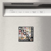 ハッピーバースデーカスタム21フォトコラージギフト マグネット (インサイチュ (食洗機))