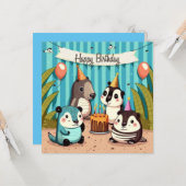 ハッピーバースデーカスタム カード (正面/裏面インサイチュ)