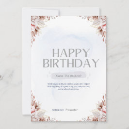 ハッピーバースデーカスタム シーズンカード