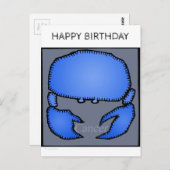 ハッピーバースデーカスタム〔占星術の〕十二宮図シンボルや象徴がん葉書 ポストカード (正面/裏面)