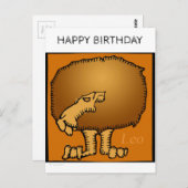 ハッピーバースデーカスタム〔占星術の〕十二宮図シンボルや象徴レオポストカード ポストカード (正面/裏面)