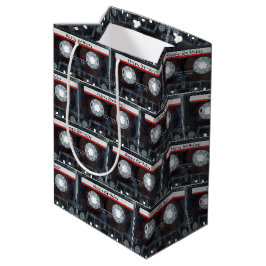 ハッピーバースデーカセットテープ ミディアムペーパーバッグ
