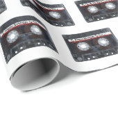 ハッピーバースデーカセットテープ ラッピングペーパー (ロールコーナー)