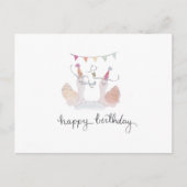 ハッピーバースデーカタツムリ ポストカード (正面)