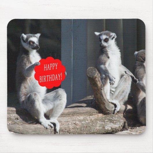 ハッピーバースデーカッタ マウスパッド (正面)