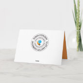 ハッピーバースデーカップケーキグリーティングカード カード (裏面)