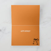 ハッピーバースデーカップケーキグリーティングカード カード (内部)