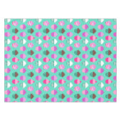 ハッピーバースデーカップケーキテーブルクロス テーブルクロス (正面(横))