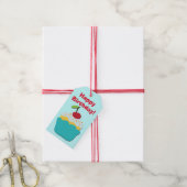 ハッピーバースデーカップケーキ ギフトタグ (より糸付き)