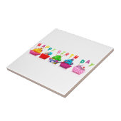 ハッピーバースデーカップケーキ タイル (側面)