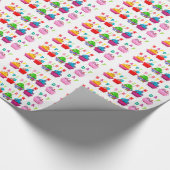 ハッピーバースデーカップケーキ ラッピングペーパー (角)