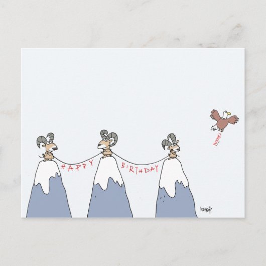 ハッピーバースデーカナダ！ポストカード ポストカード (正面)