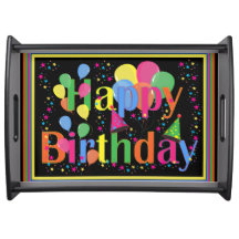 ハッピーバースデーカラフルお祝い