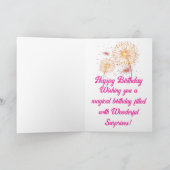 ハッピーバースデーカラフルカード カード (内部)