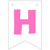 ハッピーバースデーカラフルガールボーイパーティー バンティングフラッグ (第2の旗)