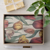 ハッピーバースデーカラフルチューリップ花 薄葉紙 (ギフト)