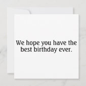 ハッピーバースデーカラフルバタフライ (裏面)