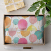 ハッピーバースデーカラフルバルーンティッシュペーパー 薄葉紙 (ギフト)