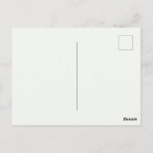 ハッピーバースデーカラフルヴィンテージ ポストカード (裏面)