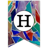 ハッピーバースデーカラフル バンティングフラッグ (第2の旗)