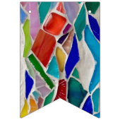 ハッピーバースデーカラフル バンティングフラッグ (第1の旗)