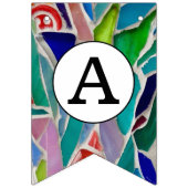 ハッピーバースデーカラフル バンティングフラッグ (第3の旗)