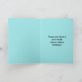 ハッピーバースデーカリコキャット カード (内部)