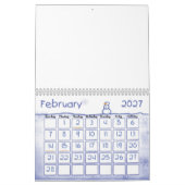 ハッピーバースデーカレンダー カレンダー (2月 2027)