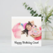 ハッピーバースデーカロル 案内状 (スタンド正面)