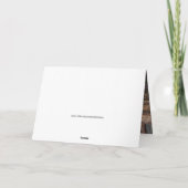 ハッピーバースデーカンガルーオーストラリアとビールおもしろい カード (裏面)