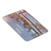 ハッピーバースデーカントリーウィンターシーン マグネット (右側)