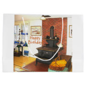 ハッピーバースデーカントリーキッチンウッドストーブ ラージペーパーバッグ (裏面)