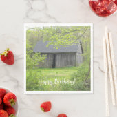 ハッピーバースデーカントリーバーン スタンダードランチョンナプキン (インサイチュ)