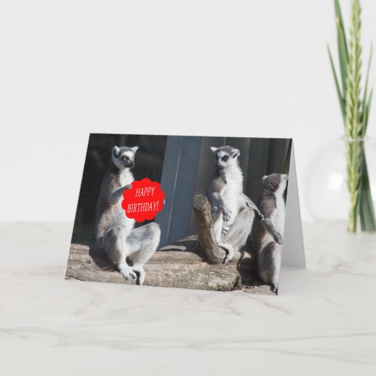 ハッピーバースデーカート カード (正面)