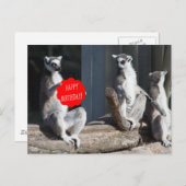 ハッピーバースデーカート ポストカード (正面/裏面)