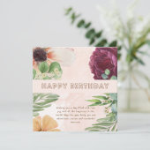 ハッピーバースデーカート 招待状 (スタンド正面)