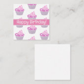 ハッピーバースデーカードかわいい買い物! ノートカード (正面/裏面)