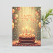 ハッピーバースデーカードとケーキv0.2 シーズンカード (スタンド正面)