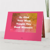 ハッピーバースデーカードの内外のパーソナライズ カード (裏面)