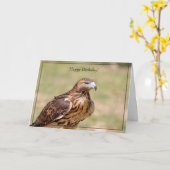 ハッピーバースデーカードアカタカ カード (黄色い花)