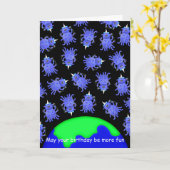 ハッピーバースデーカードエイリアン予測できな(Jo Images) カード (黄色い花)