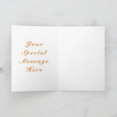 ハッピーバースデーカードカップルタイガースハグ カード (内部)