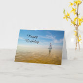 ハッピーバースデーカードサイルボードテーマ カード (黄色い花)