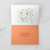 ハッピーバースデーカードシスター カード (内部)